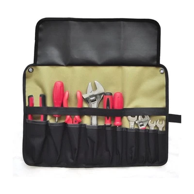 1PC Motorcycle Tool Roll Up Pouch Storage Tool Bag Oxford Wrench Roll Up Bag - Image 1 of 4