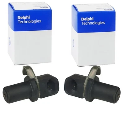 2x DELPHI SENSORE ABS VELOCITÀ RUOTA ANTERIORE SU ENTRAMBI I LATI ADATTO PER DAEWOO LANOS - Immagine 1 di 3