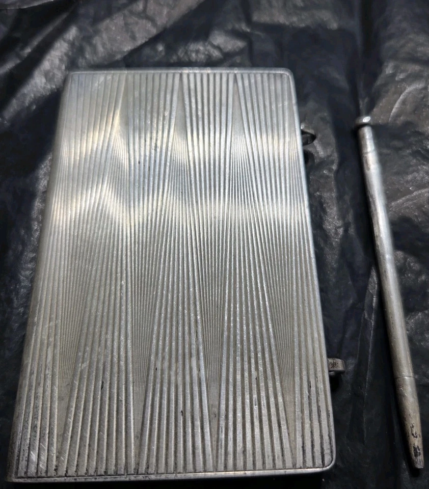 Very Rare Sterling Silver Notepad Cartier-1909-Only 1 On Internet From This Year - Image 1 of 4