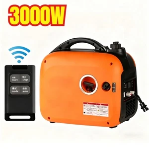 24V 3000W Parking Air Conditioner Automatic Gasoline Generator Remote Start New - Picture 1 of 8