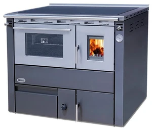 Küchenherd wasserführend SENKO C-25 Links/Rechts Anthrazit 25 kW Zentralheizung  - Bild 1 von 14