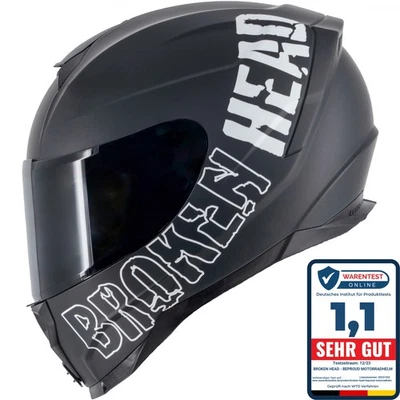 Broken Head (A-Minus-Ware) BeProud Sport Black Edition + Schwarzes Visier - Bild 1 von 4