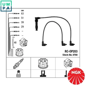 IGNITION CABLE KIT 0768 FOR VAUXHALL ASTRA/Mk/II/Hatchback/III CALIBRA  OPEL - Picture 1 of 12