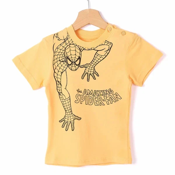 Marvel Spider-Man Boys Cotton Graphic Tee Short Sleeve T-Shirt NWT - Image 1 of 1