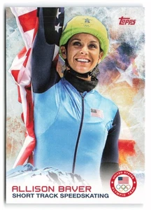 2014 Topps U.S. Olympic & Paralympic Team & Hopefuls #6 Allison Baver USA - Picture 1 of 2