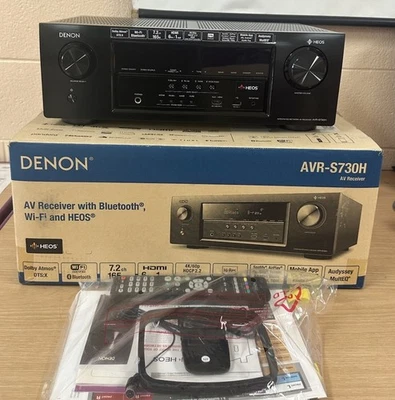 Denon AVR-S730H 7.2-Channel Video Ultra HD 4K/120 Dolby Atmos Receiver EUC - Image 1 of 4
