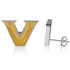 Pendientes Dayna Designs Vanderbilt Commodores Esmalte Poste - Imagen 1 de 1