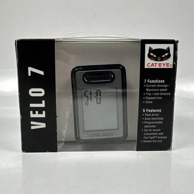 CatEye Velo 7 Cycling Computer - CC-VL520  New in Box !! - Image 1 of 2