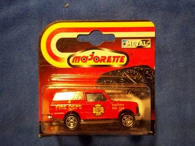 MAJORETTE METAL SERIES,1980'S RANGE ROVER FIRE,RED W/CHROME,good condition. - Image 1 of 2