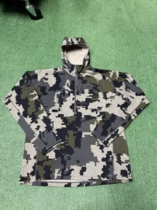 Felpa con cappuccio KUIU Peloton 200 caccia 1/4 zip pile uomo XL mimetica Karuishi - Foto 1 di 13