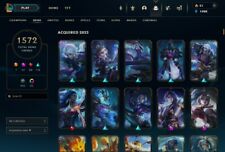 League of legends: Ranked Master+ with Full skin 1572 with Pax Sivir and Pax Jax