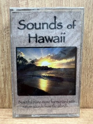 Sounds of Hawaii Hawaiian Piano Music Cassette Tape Nature Sounds  - Image 1 of 2