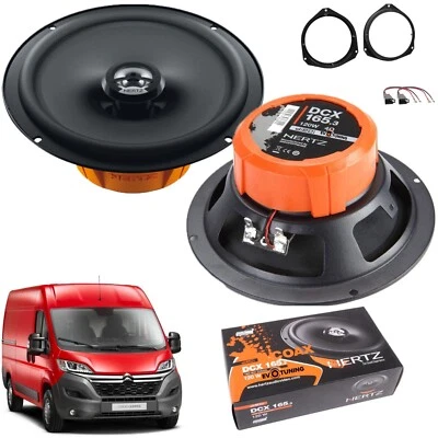 HERTZ EVOTUNING Kit 2 Casse Altoparlanti Hertz DCX 165.3 per Citroen Jumper dal 2006