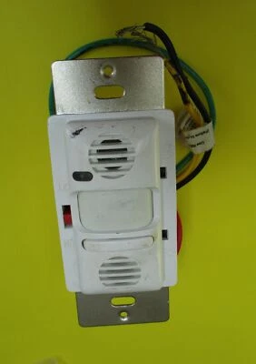 Mytech/Hubbell Passive Infrared Ultrasonic Wall Switch LH-MT-HL-W — 第 1/4 张图片