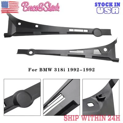 Cubierta del capó del parabrisas izquierdo+derecho 51711960843 44 para BMW E36 318i 325i 328i M3 EE. UU. Foto 1 de 4