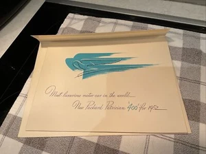 ORIGINAL 1952 Packard Patrician 400 Color Photo Brochure & Envelope - Picture 1 of 7