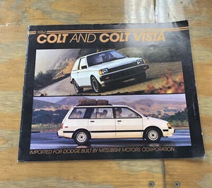 1984 Dodge Colt 16-page Original Car Sales Brochure Catalog - Vista Mitsubishi - Picture 1 of 4