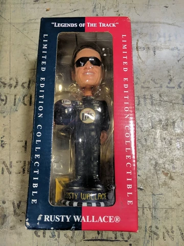 RUSTY WALLACE #2 CAR DRIVER "LEGENDS of the TRACK" BOBBLEHEAD Cover