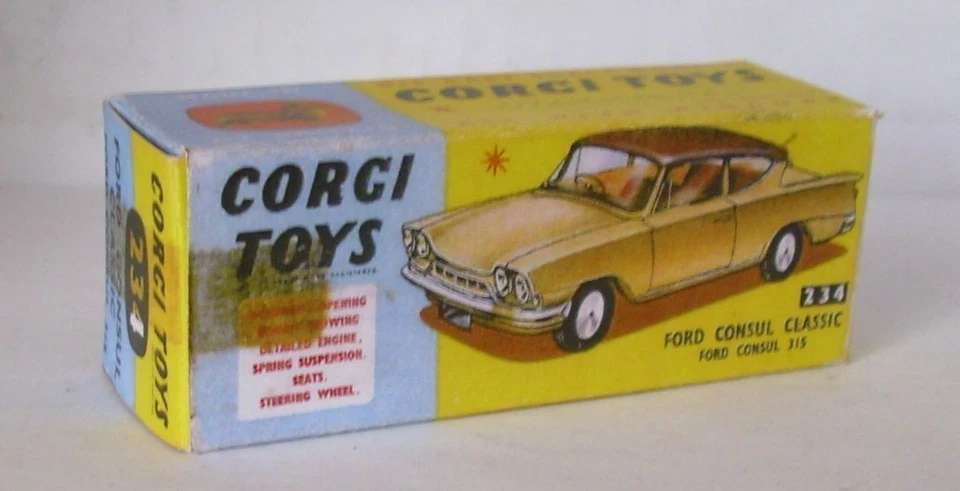 Repro Box Corgi Nr.234 Ford Consul Classic - Bild 1 von 1