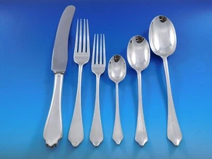 Dog Nose by Crichton English Sterling Silver Flatware Set Dinner 60 pieces - Picture 1 of 5