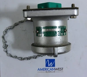 ACR3044 Appleton 30 AMP Powertite Series Receptacle 4 Wire 4 Pole Used - Picture 1 of 7