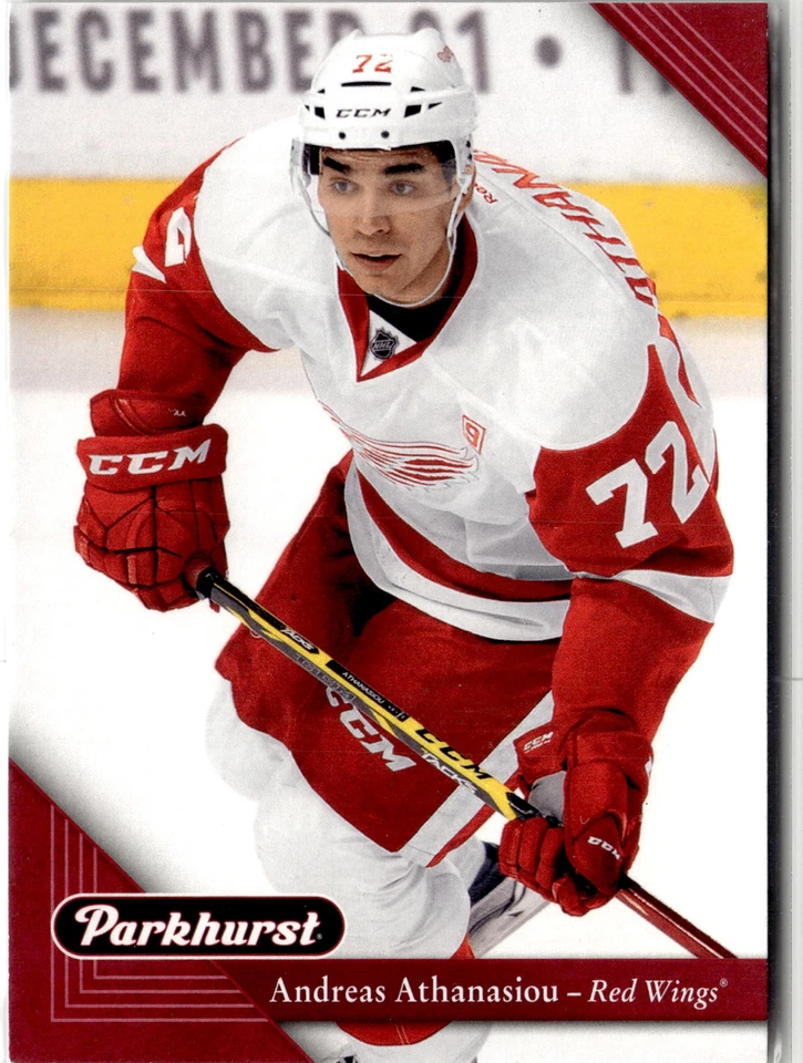 2017-18 Parkhurst #82 Andreas Athanasiou Red Border - Image 1 of 2