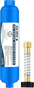 Garden Hose Water Filter 0.01 Micron Drinking Grade Filtration with Flexible Hos - Picture 1 of 6