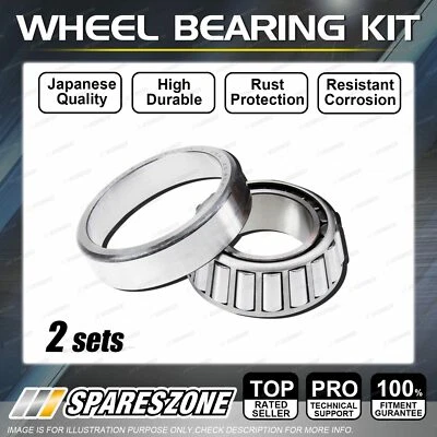 2 Rear Japanese Wheel Bearing Kit for Ford Falcon XA XB XC XD XE XF 6Cyl V8 Drum - image 1 of 2