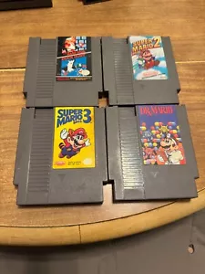 Super Mario Bros. 1 2 3 + Dr. Mario (Nintendo NES) video game carts SMB 1-3 - Picture 1 of 7