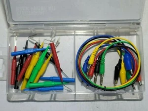 20 PC Electrical Back Probe Kit w/ Steel Probe Extension Lead For Auto Connector - Picture 1 of 3