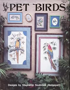 Stephanie Seabrook Hedgepath "Pet Birds X-stitch Chart - Imagen 1 de 2