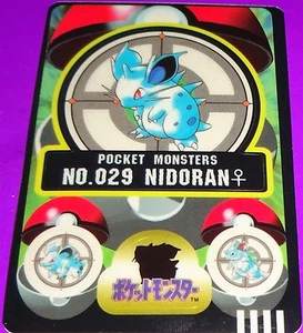 Tarjeta Pokemon 1997 Nidoran Mujer Bandai Sealdass - Imagen 1 de 1