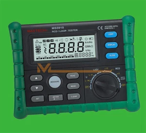1PC New MASTECH Circuit Breaker RCD Loop Tester Meter MS5910 - Picture 1 of 4