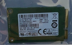 Samsung CM851 MZ-MPF0320/0H1 32 GB mSATA 1.8 in SSD - Picture 1 of 2