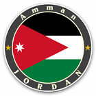 2 x Vinyl Stickers 20cm - Jordan Amman Travel Flag Stamp Cool Gift #5619