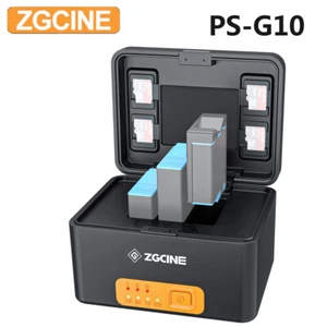 ZGCINE PS-G10 10400Ah Charging Case for Gopro Hero 12 10 Hero 9/8/7/6/5 Battery  - Picture 1 of 6
