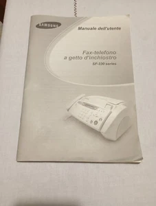 Manuale Utente Fax Telefono Samsung Sf-330 - Zdjęcie 1 z 1