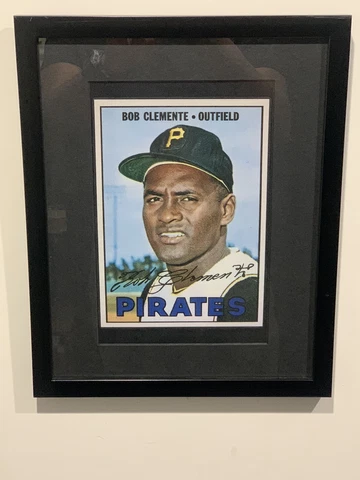 1967 Topps Roberto Clemente (Custom Mini Poser) Frame Not Included (READ) Cover