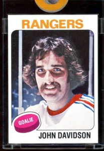 1975-76 TOPPS HOCKEY FROM THE VAULT John Davidson N Y Rangers Proof Card 1/1 - Picture 1 of 4