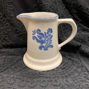 Pfaltzgraff Blue Village Creamer Vintage Pitcher - Picture 1 of 4
