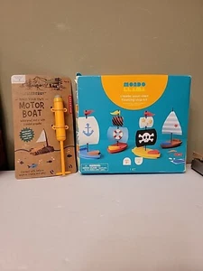 Lot 2 DIY  Mondo L. FOAM BOATS with Kikkerland Waterproof   Huckleberry Motor  - Picture 1 of 24