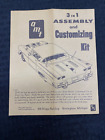 AMT 1958 Pontiac Bonneville 3 in 1 Customizing Instructions HT Original Manual