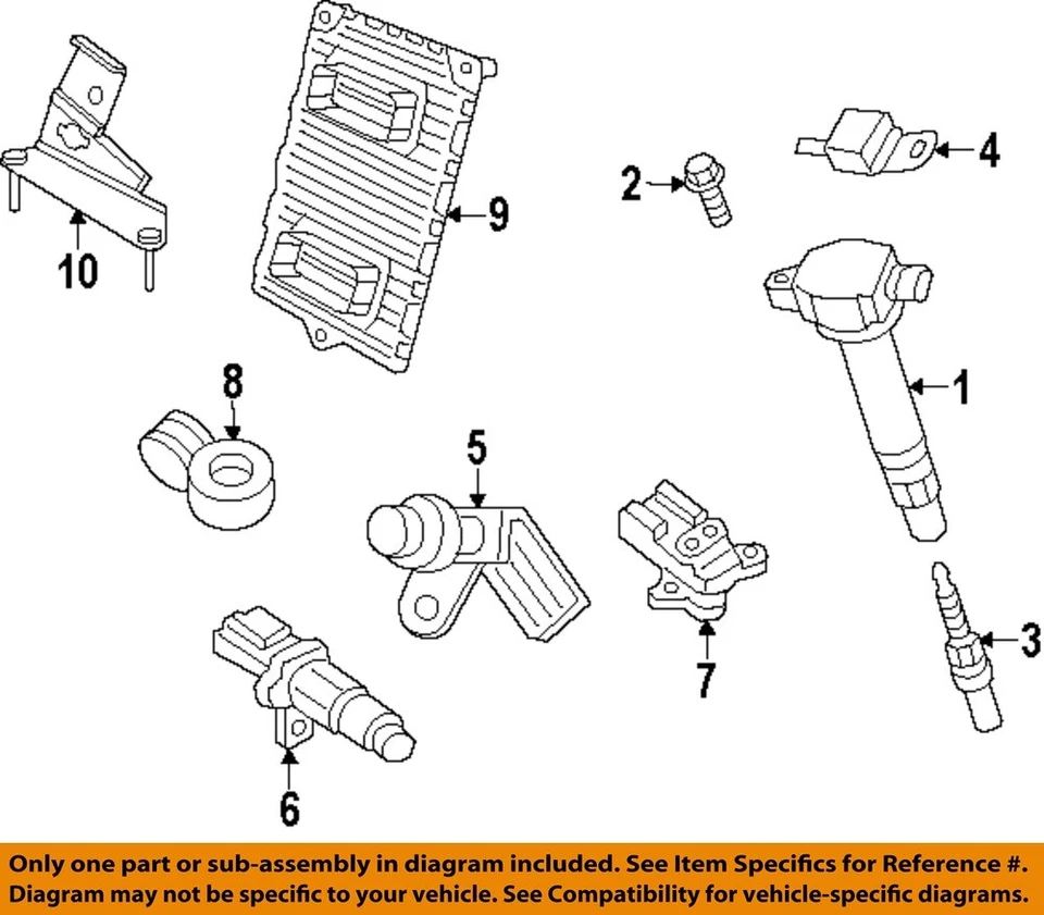 Sistema de encendido eléctrico CHRYSLER OEM 11-23 200 - Sensor Crnkshft 5149167AF Foto 1 de 1