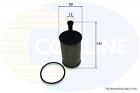ENGINE OIL FILTER COMLINE FOR CITROEN C2 1.4 L EOF088