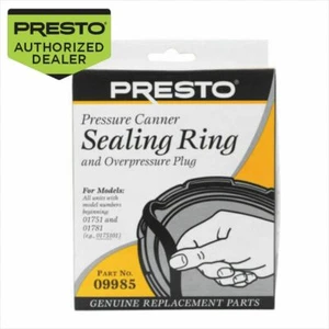 Presto 09985 Rubber Pressure Cooker Sealing Ring Genuine OEM - Picture 1 of 2
