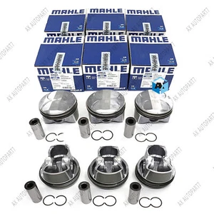 6Pcs Mahle Pistons & Rings STD Φ88mm for Mercedes-Benz E300 C300 GLK300 3.0L V6 - Picture 1 of 5