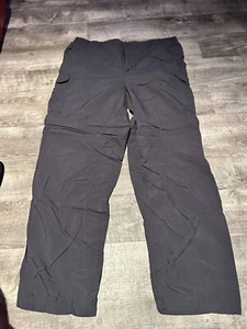 Columbia Convertible Pants/Shorts Men’s Size XL Gray In Euc 100% Nylon - Picture 1 of 5