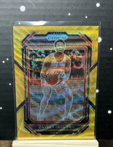 2022-23 Panini Prizm - Gold Prizm #163 Onyeka Okongwu /10 - Picture 1 of 2