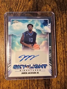 Topps Chrome Basketball 2025 Jaren Jackson Jr. Autograph Skylight Signatures - Picture 1 of 2