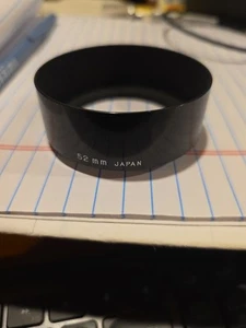 Japan Made Standard Metal Lens Hood for 52mm Lens - Picture 1 of 2